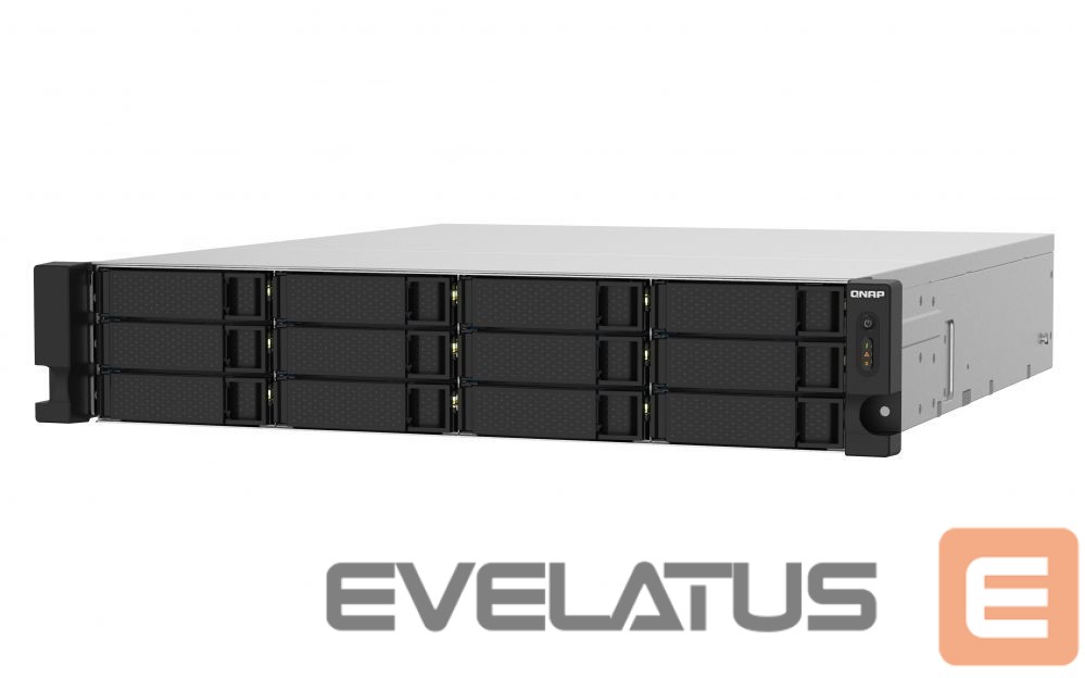 Mälupulk QNAP 12-Bay TS-1232PXU-RP-4G AL324 quad-core, Processor frequency 1.7 GHz, 4 GB, DDR4, 2x2.5 Gigabit Ethernet Port, 2 x 10GbE SFP+, 1xPCIe Slot, 4xUSB 3.2 Gen 1 port