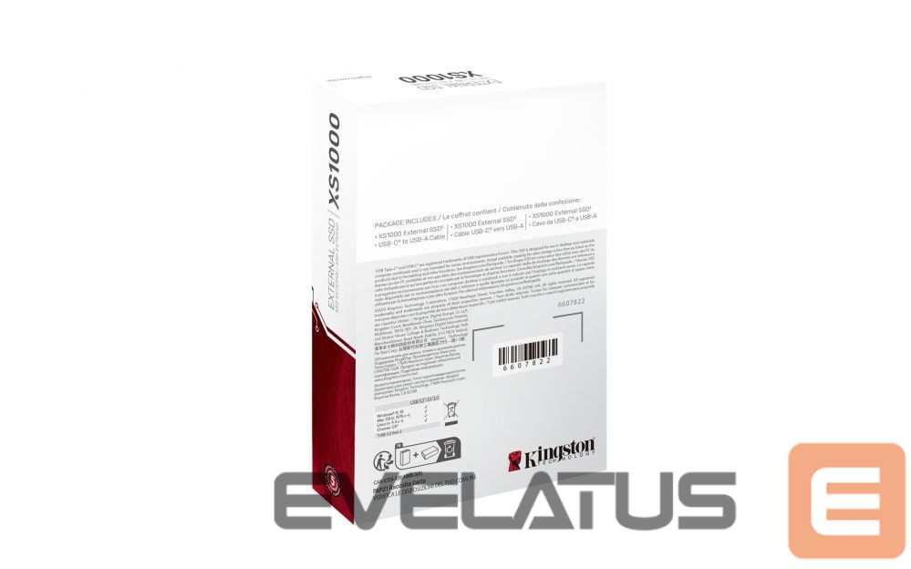 Kõvaketas SSD Kingston SXS1000 2000G External SSD