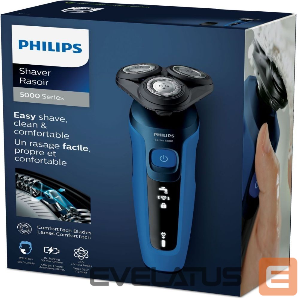 Raseerijad Philips S5466/17 Electric shaver, Wet and dry, Royal Blue