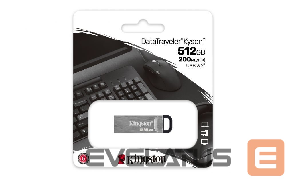Mälupulk Kingston DataTraveler Kyson 512GB USB 3.2 Flash Drive