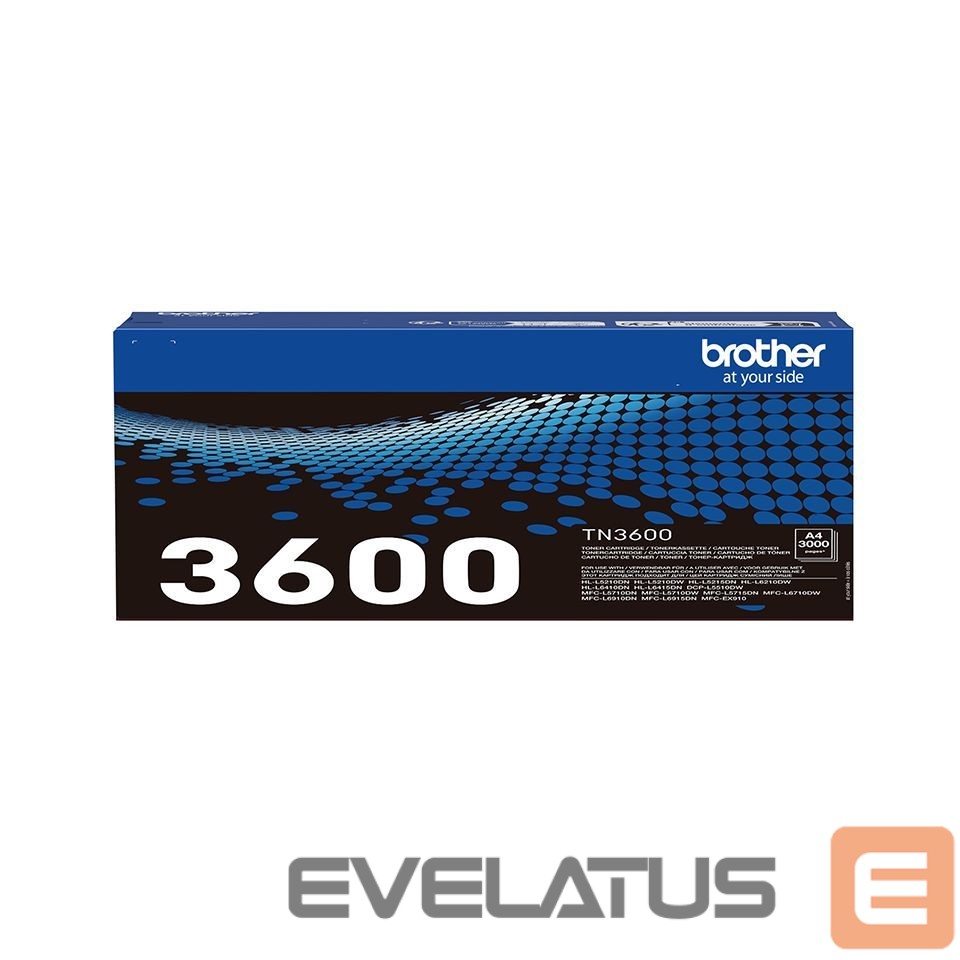 Tarvikud ja tarvikud Brother TN-3600 Genuine Toner Cartridge, Black