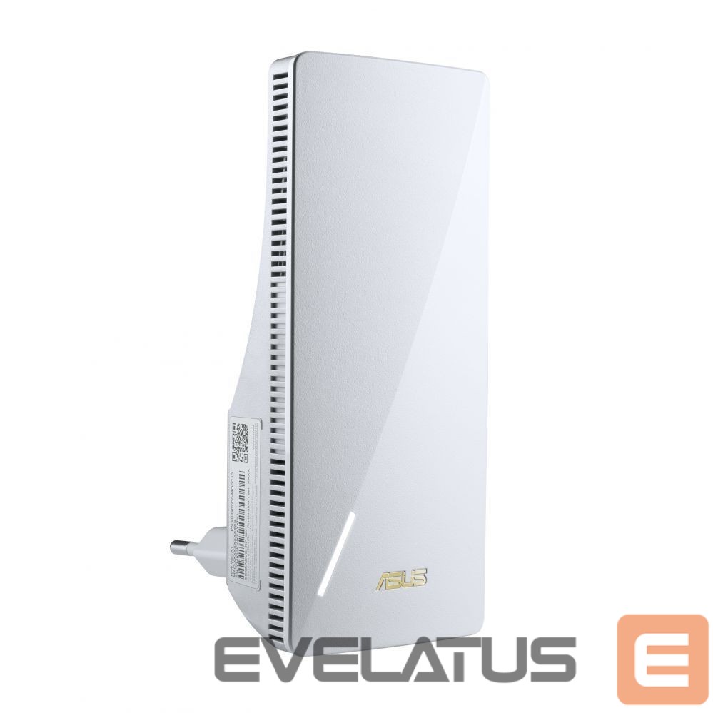 Ruuterid Asus AX3000 Dual-band WiFi 6 Range Extender (EU) | RP-AX58 | 802.11ax | 574+2402 Mbit/s | 10/100/1000 Mbit/s | Ethernet LAN (RJ-45) ports 1 | Mesh Support Yes | MU-MiMO No | No mobile broadband | Antenna type Internal