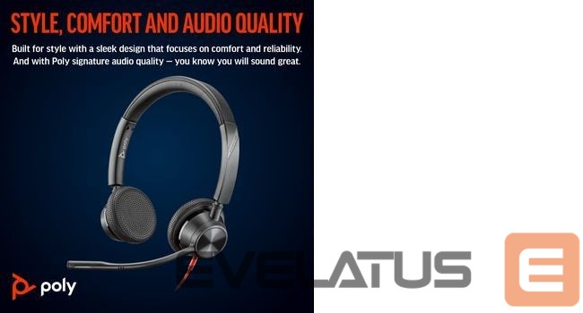 Arvutitarvikud HP HP Poly BW 3325 -M USB-C HS +USB-C/A