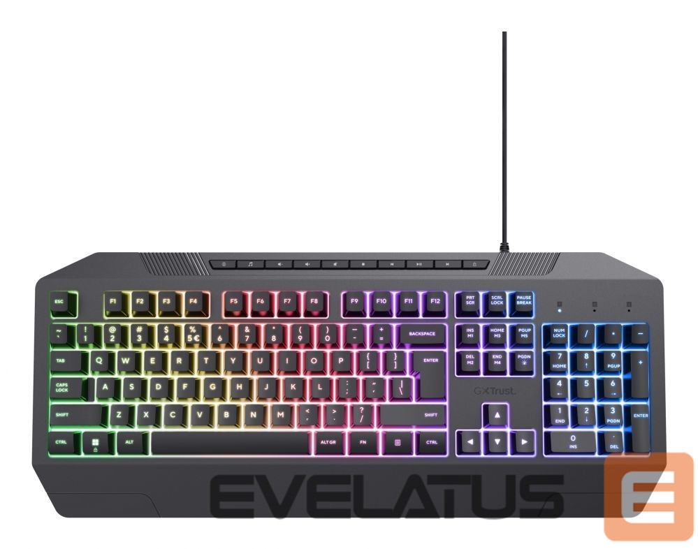 Arvuti klaviatuur Trust KEYBOARD USB GXT 836 EVOCX/ENG 24722