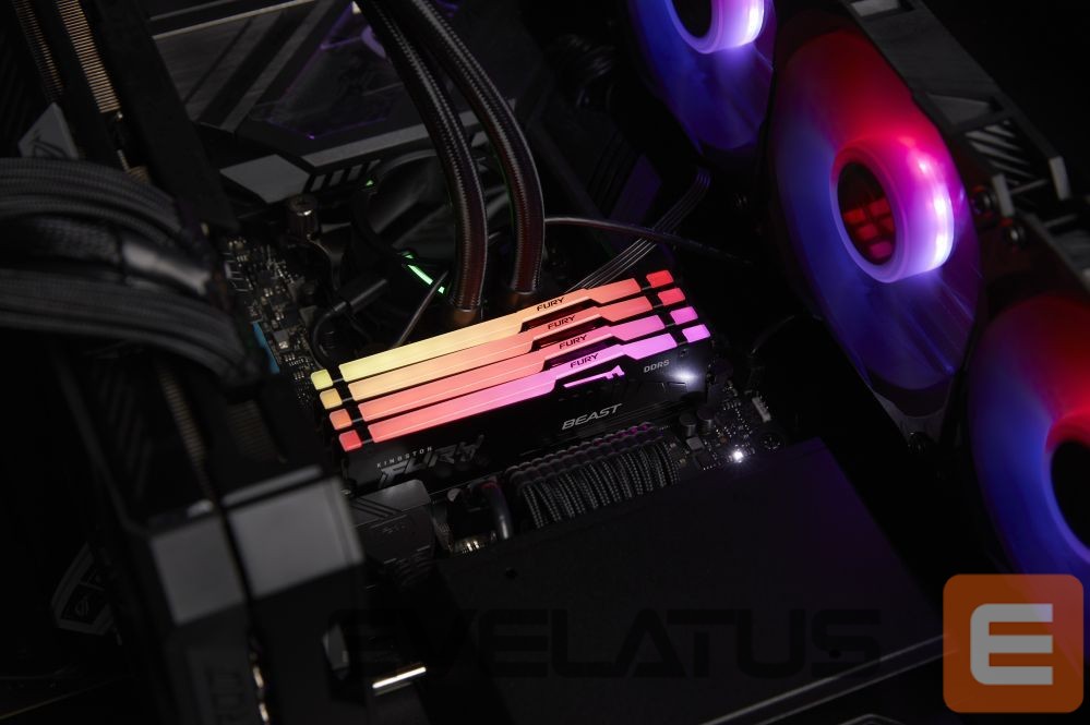 Operatiivmälu DDR4 Kingston Fury Beast 32GB DDR5, 6000 MHz, CL30, 288-Pin, DIMM Kit (16GB x 2)