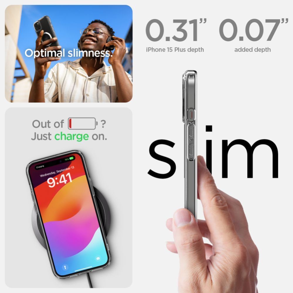 Muud kaubad Spigen Transparent || White