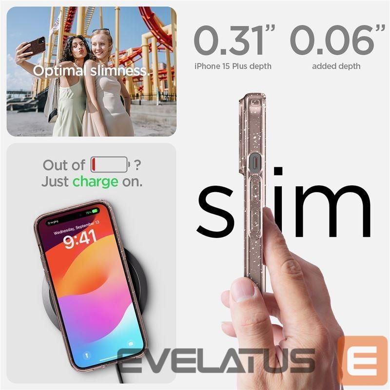 Muud kaubad Spigen Transparent || Pink