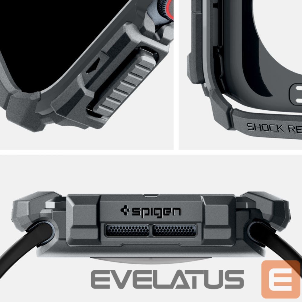 Muud kaubad Spigen Spigen Rugged Armor Case for Apple Watch 10 46mm - Gray