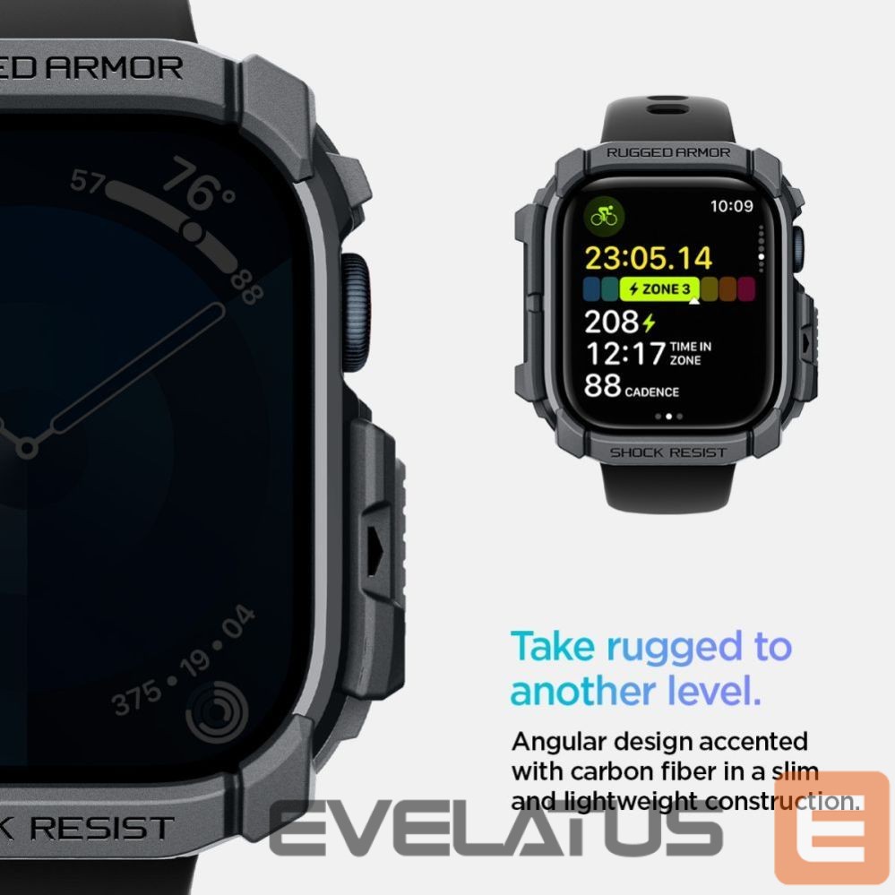 Muud kaubad Spigen Spigen Rugged Armor Case for Apple Watch 10 46mm - Gray