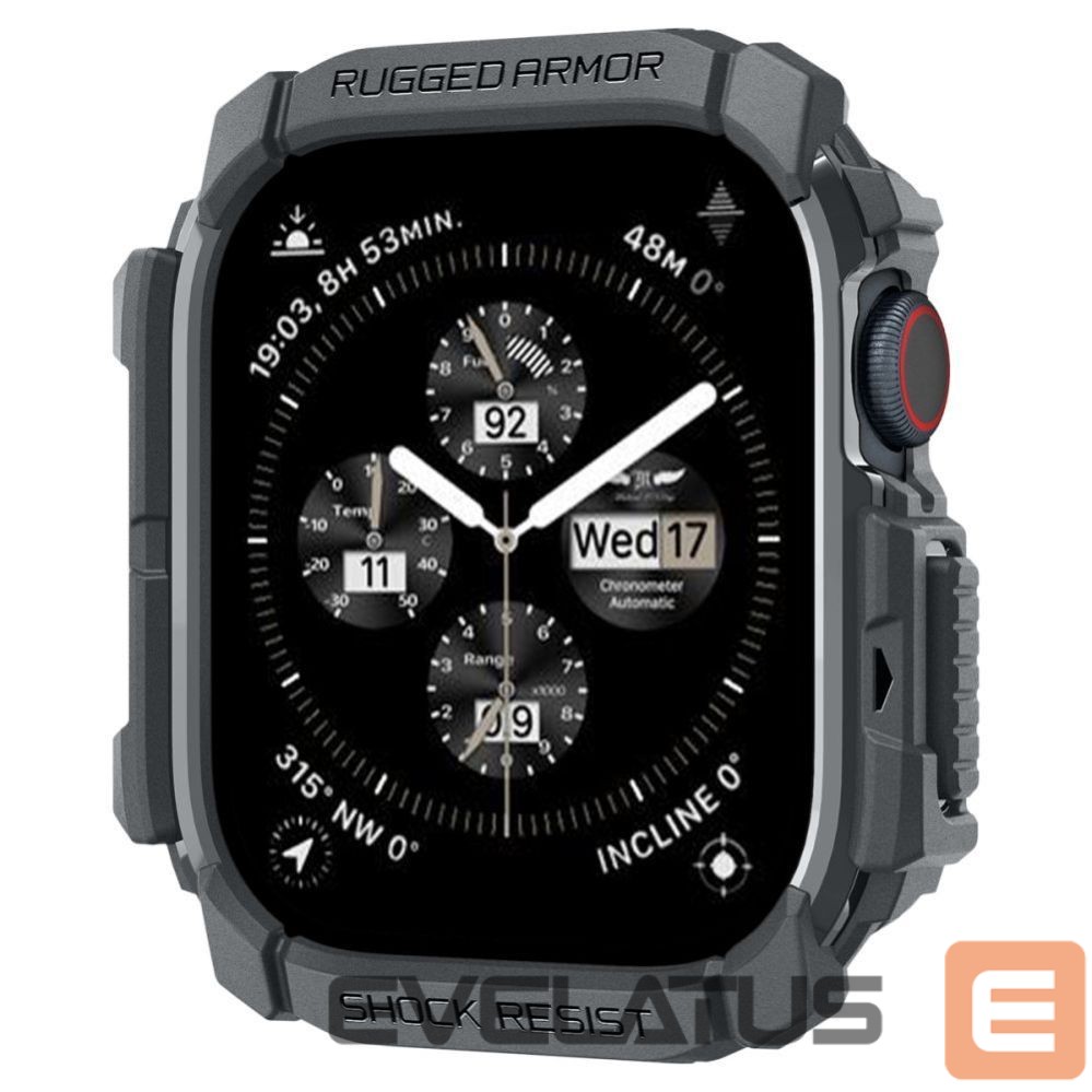 Muud kaubad Spigen Spigen Rugged Armor Case for Apple Watch 10 46mm - Gray