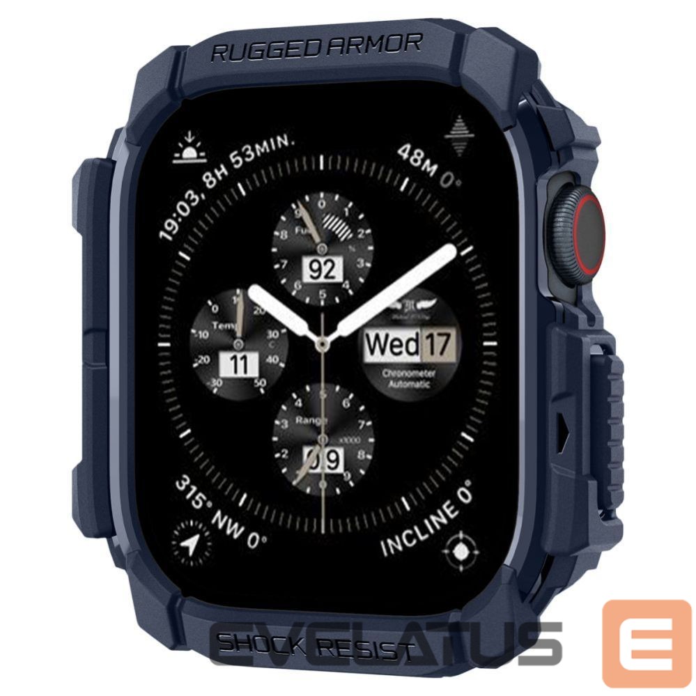 Muud kaubad Spigen Spigen Rugged Armor Case for Apple Watch 10 46mm - Navy Blue
