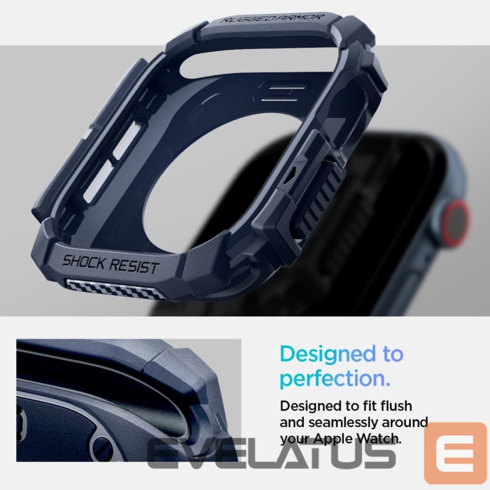 Muud kaubad Spigen Spigen Rugged Armor Case for Apple Watch 10 46mm - Navy Blue