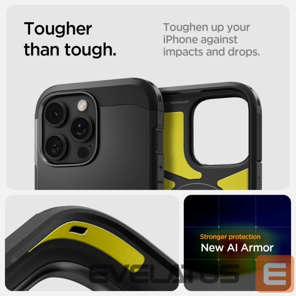 Muud kaubad Spigen Spigen Tough Armor "T" MagSafe case for iPhone 16 Pro Max - black