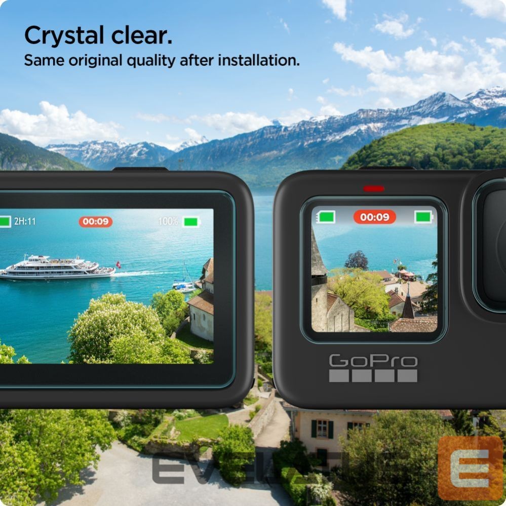 Muud kaubad Spigen Spigen Glass.tR Slim Tempered Glass + Film 2-Set for GoPro Hero 9 / 10 / 11 / 12 - Transparent