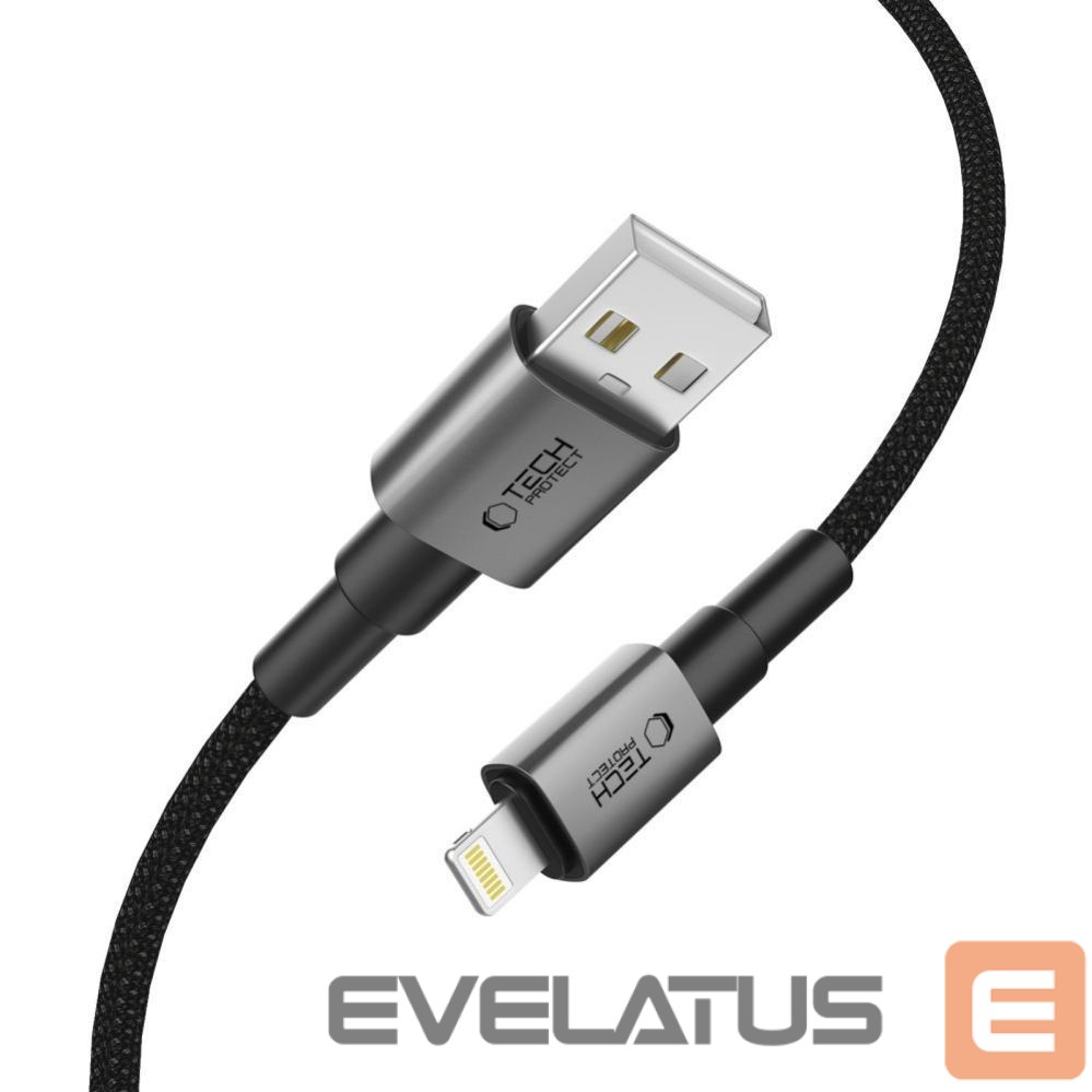 Muud kaubad Tech-Protect Tech-Protect UltraBoost DNA USB-A / Lightning cable 15W/2.4A 100 cm - gray