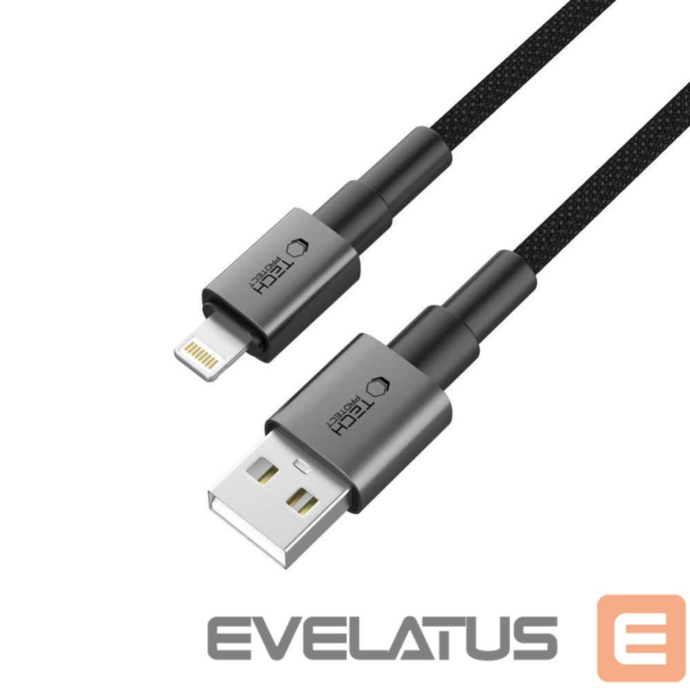 Muud kaubad Tech-Protect Tech-Protect UltraBoost DNA USB-A / Lightning cable 15W/2.4A 100 cm - gray