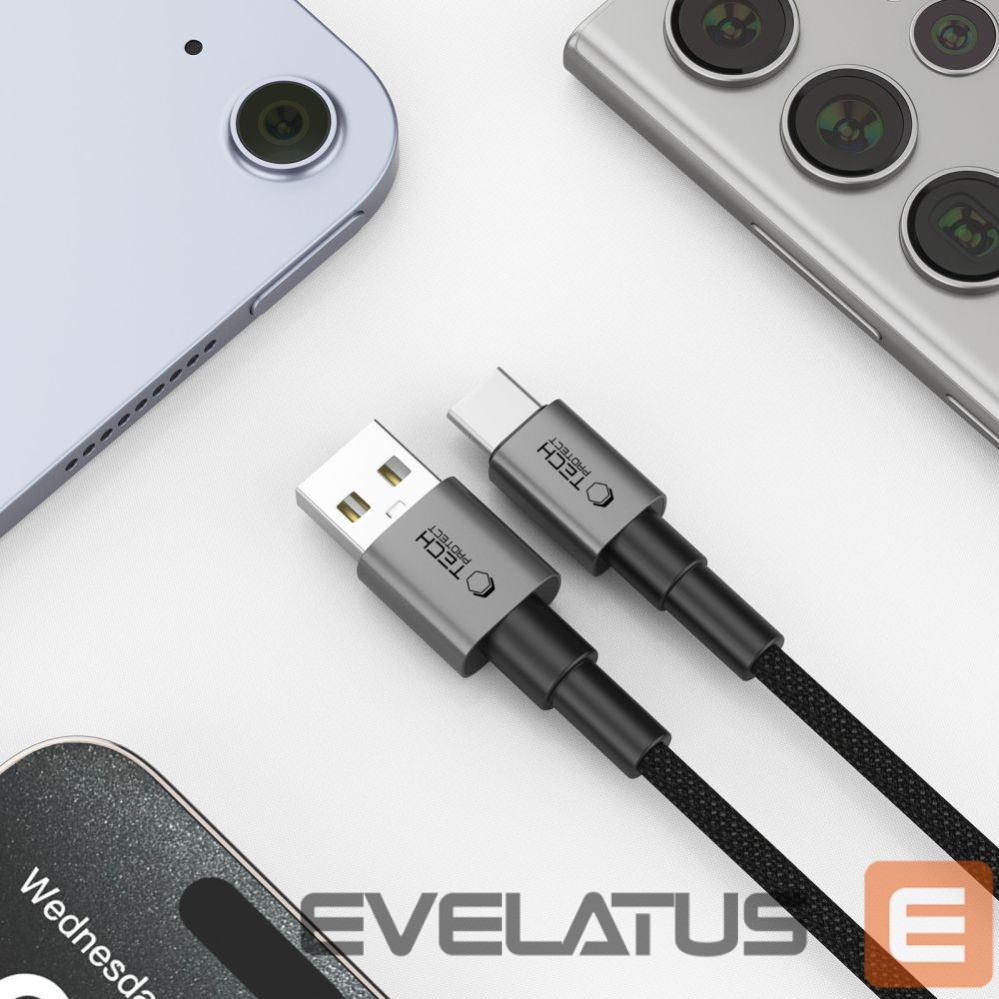 Muud kaubad Tech-Protect Tech-Protect UltraBoost DNA USB-A / USB-C Cable 15W/3A 200cm - Gray
