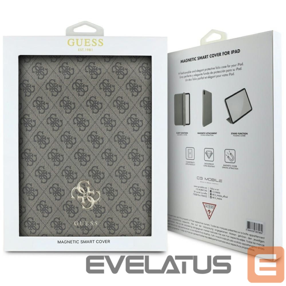 Muud kaubad Guess Guess GUFC13RM24PS4SGW iPad Air 13" 2024 brown Magnetic 4G Big Logo
