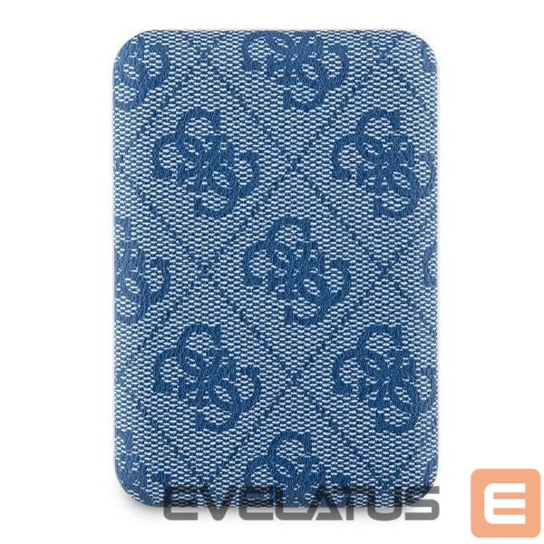 Muud kaubad Guess Guess Powerbank inductive 15W GUPB5FP4EMGB 5000mAh blue/blue 4G Leather Metal Logo MagSafe