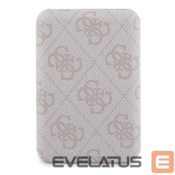 Muud kaubad Guess Guess Powerbank inductive 15W GUPB5FP4EMGP 5000mAh pink/pink 4G Leather Metal Logo MagSafe