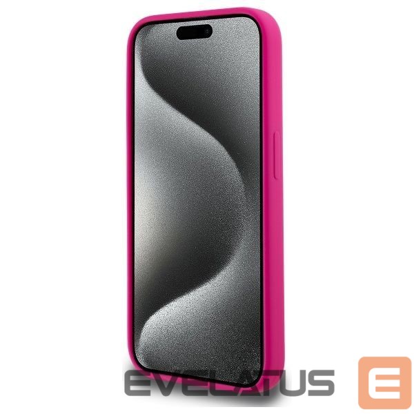Muud kaubad Karl Lagerfeld Karl Lagerfeld KLHMP15LSKHPPPLF iPhone 15 Pro 6.1" fuchsia/fuschia hardcase Silicone Karl Head Print MagSafe