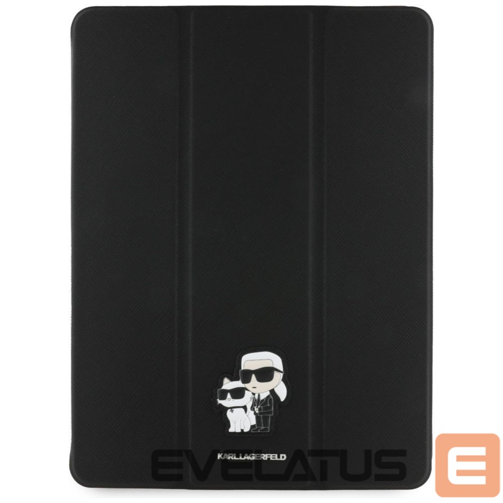 Muud kaubad Karl Lagerfeld Karl Lagerfeld Saffiano Magnetic Karl & Choupette iPad Pro 13" 2024 Book Cover Case - Black