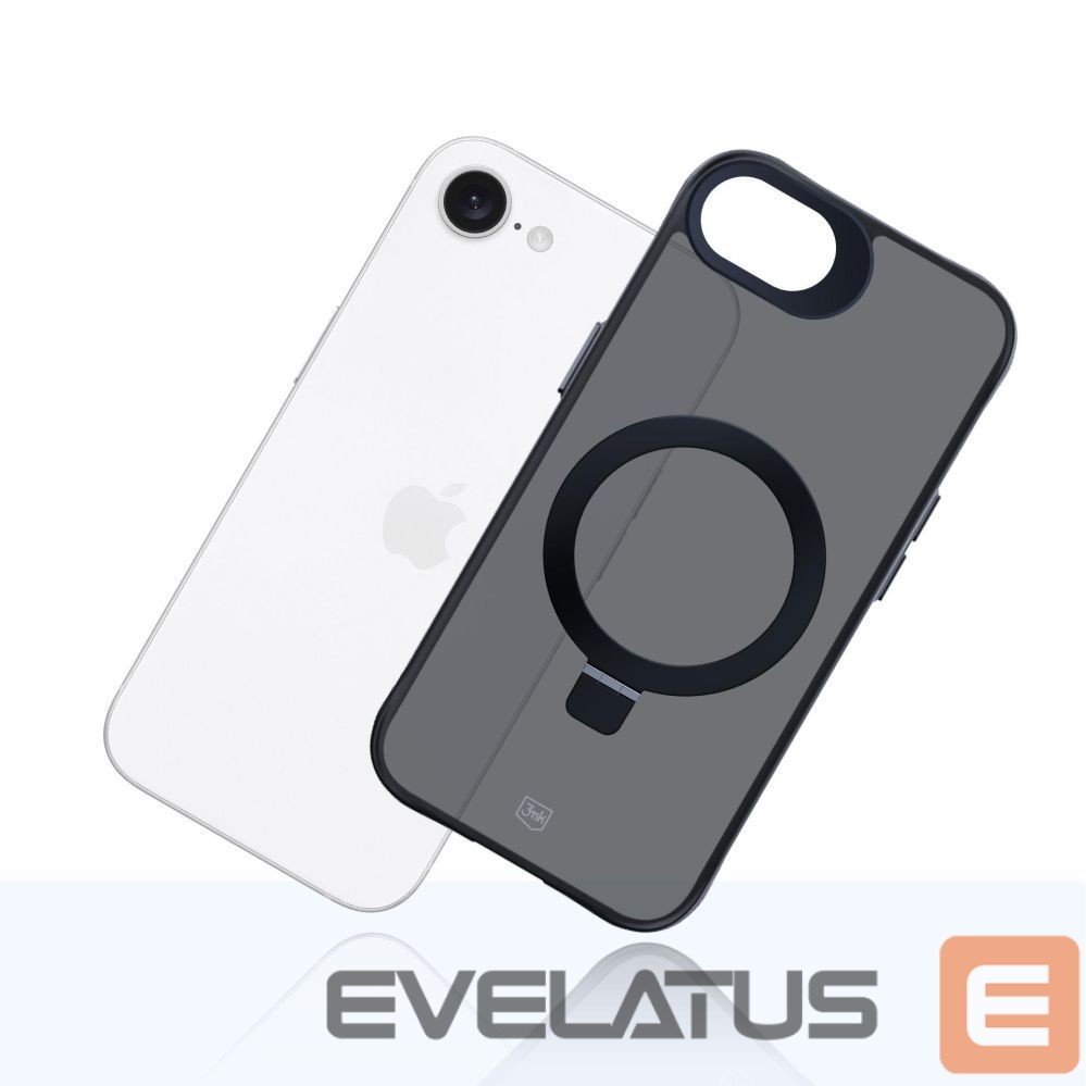 Muud kaubad 3MK 3mk Smoke Case Mag&Stand for Apple iPhone 16E - black