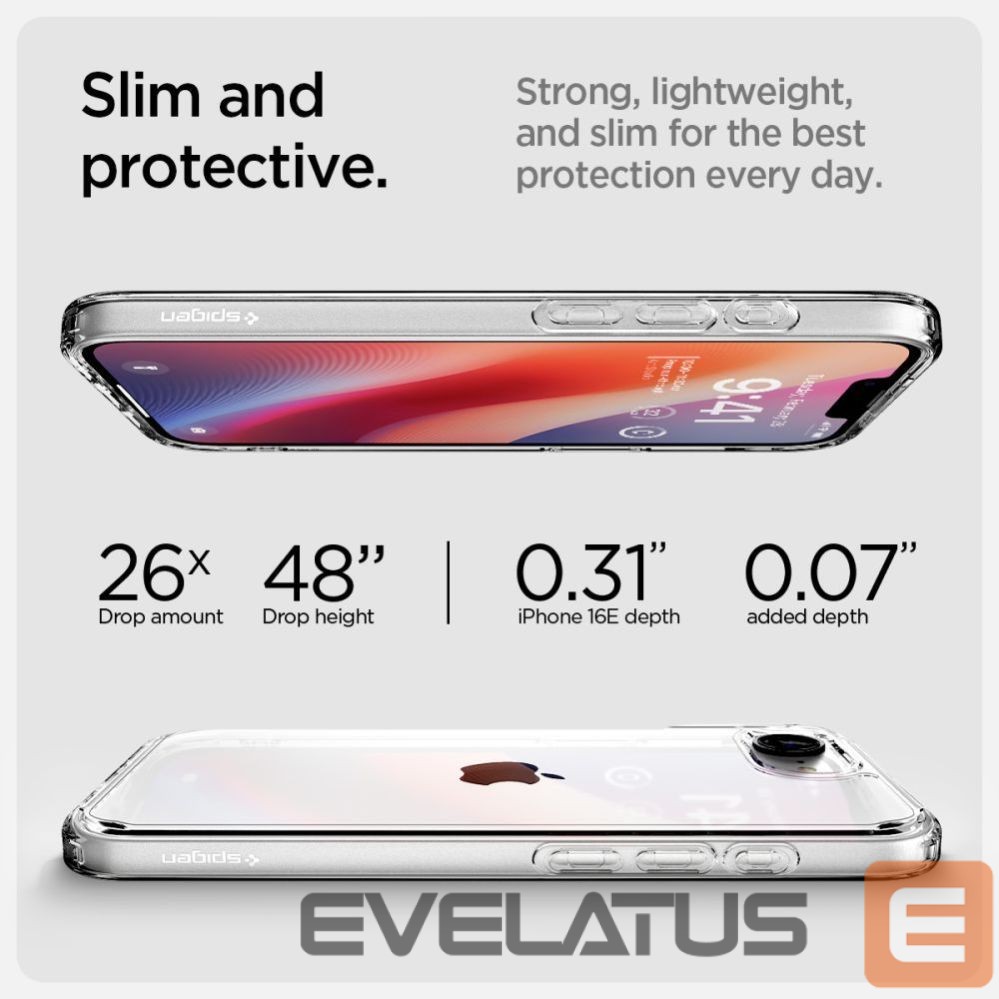 Muud kaubad Spigen Spigen Ultra Hybrid Case for iPhone 16e / 17e - Transparent