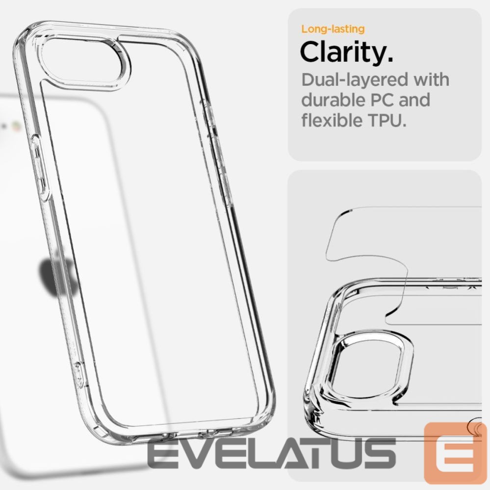 Muud kaubad Spigen Spigen Ultra Hybrid Case for iPhone 16e / 17e - Transparent