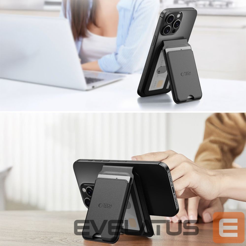 Muud kaubad Tech-Protect Tech-Protect MagWallet Stand MagSafe Universal Case - Black