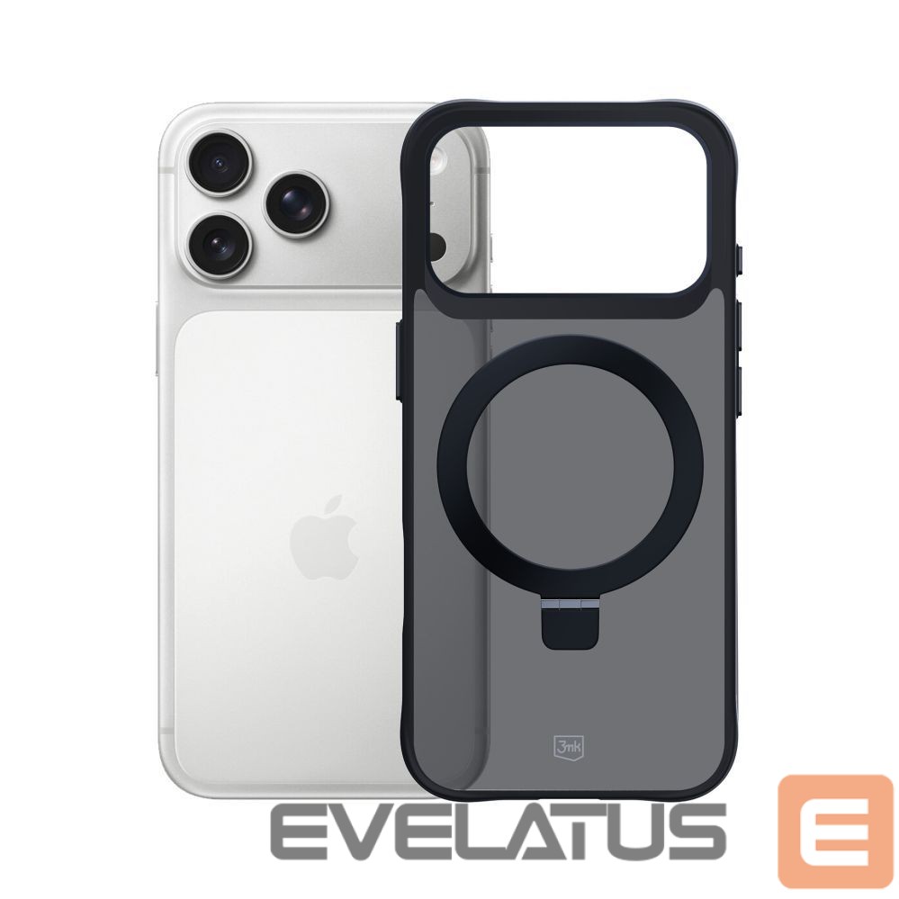 Muud kaubad 3MK 3mk Smoke Case Mag&Stand for iPhone 17 Pro - Black