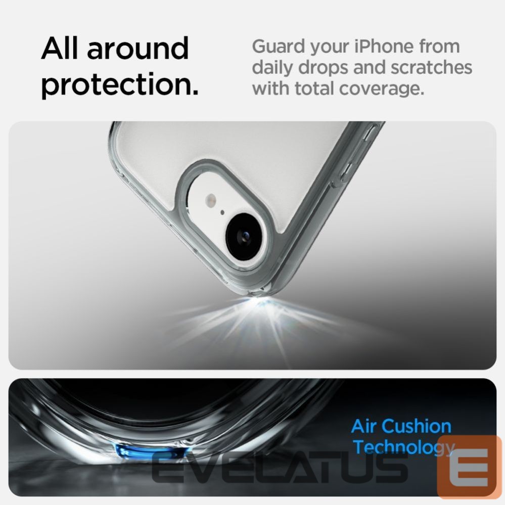 Muud kaubad Spigen Spigen Ultra Hybrid Case for iPhone 16e / 17e - Gray