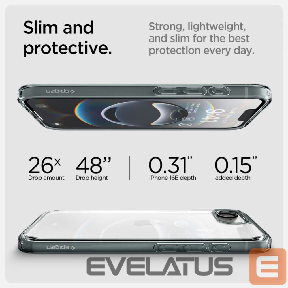 Muud kaubad Spigen Spigen Ultra Hybrid Case for iPhone 16e / 17e - Gray