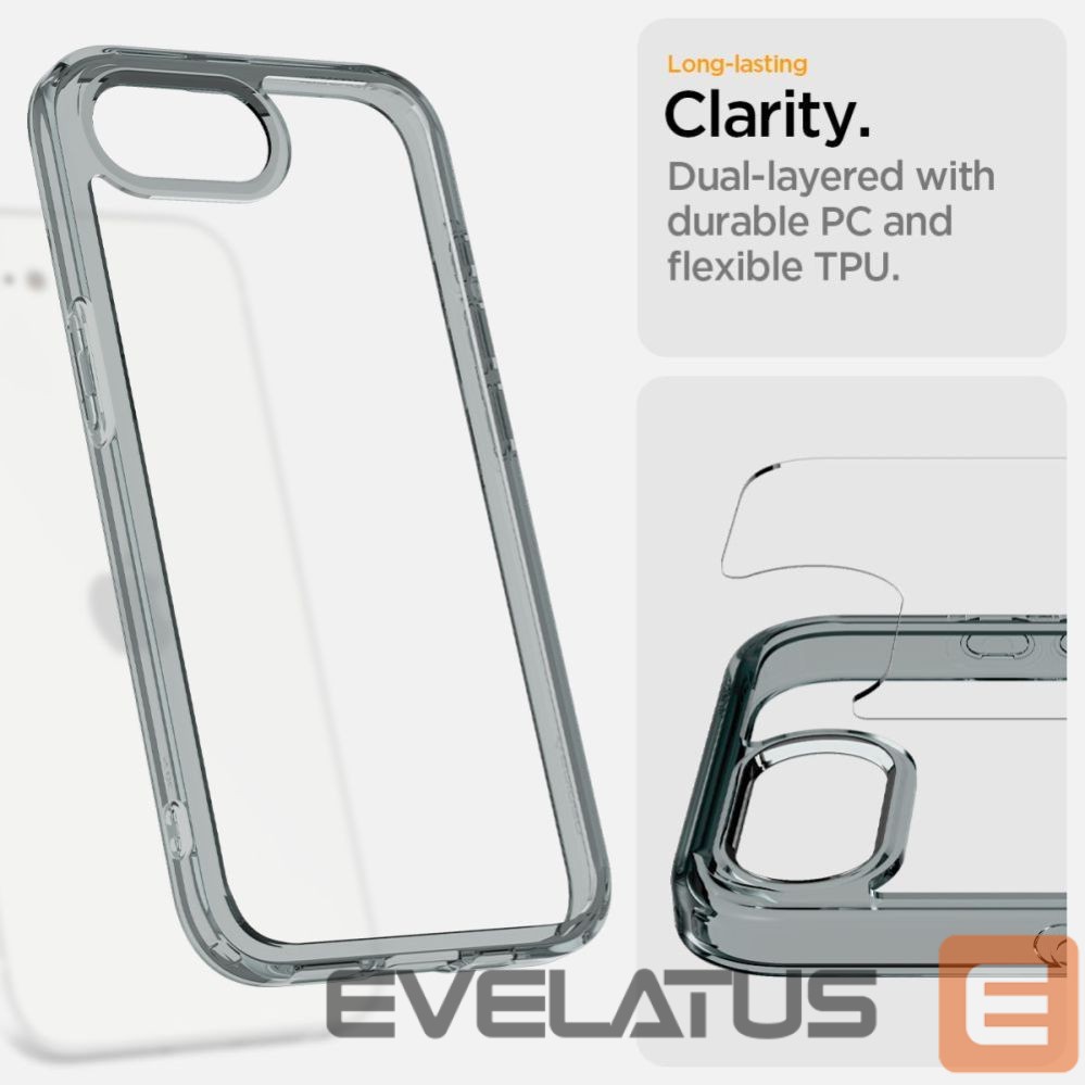 Muud kaubad Spigen Spigen Ultra Hybrid Case for iPhone 16e / 17e - Gray