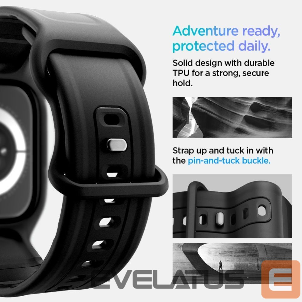Muud kaubad Spigen Spigen Vault Pro Strap for Apple Watch 42mm - Matte Black