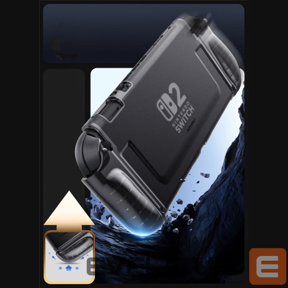 Muud kaubad Supcase Supcase Crystal Case for Nintendo Switch 2 - Transparent Black