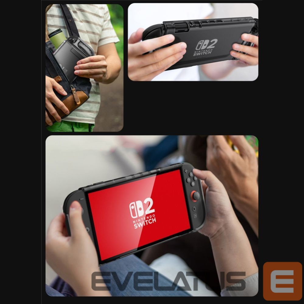 Muud kaubad Supcase Supcase Crystal Case for Nintendo Switch 2 - Transparent Black