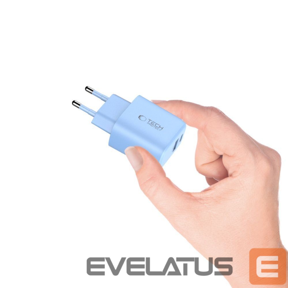 Muud kaubad Tech-Protect Tech-Protect NCA30 PD 30W QC3.0 USB-A / USB-C Wall Charger - Blue