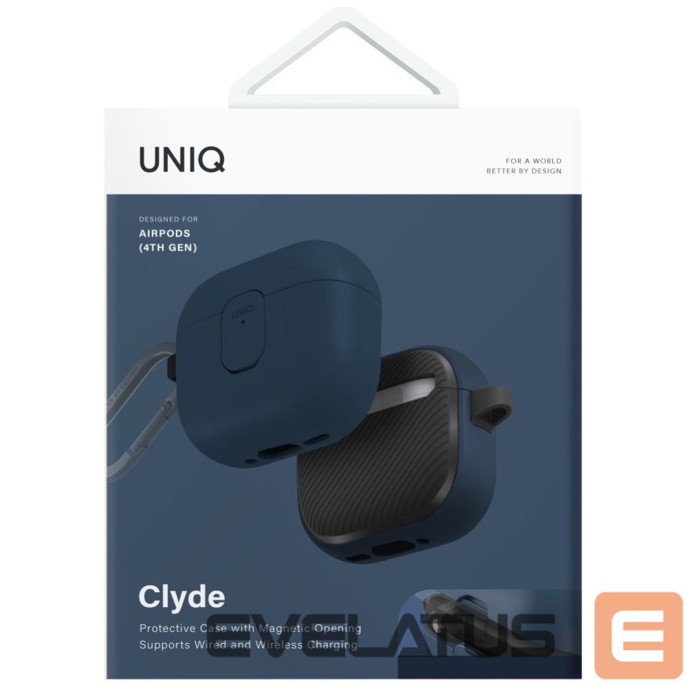 Muud kaubad UNIQ Uniq Clyde Lock Case for AirPods 4 - Blue