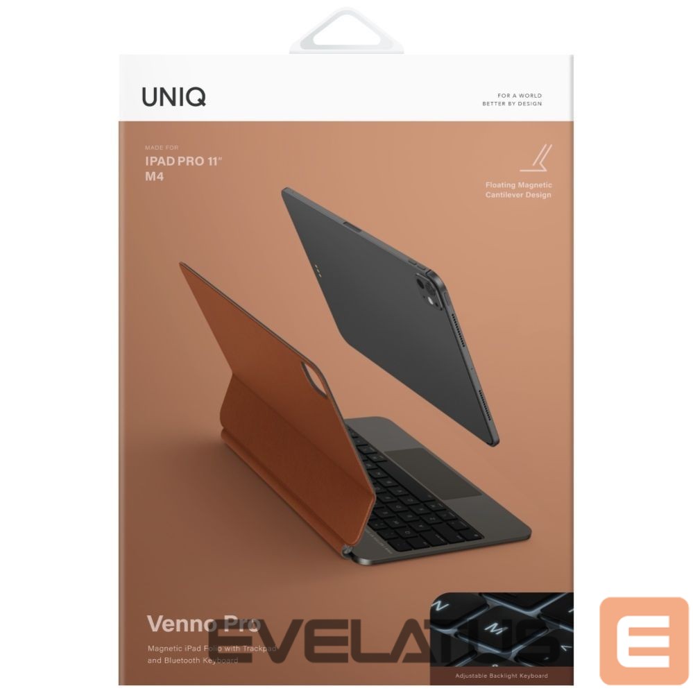 Muud kaubad UNIQ Uniq Venno Pro Magnetic Smart Keyboard Case for iPad 11" 2025 / iPad Air 11" 2024 / 2025 / iPad Pro 11" 2018 / 2020 / 2021 / 2022 / 2024 - Brown