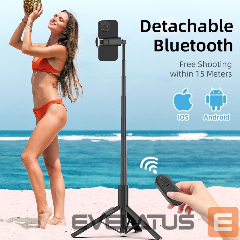 Muud kaubad Tech-Protect Selfie Stick Tech-Protect L09S with Tripod - Black