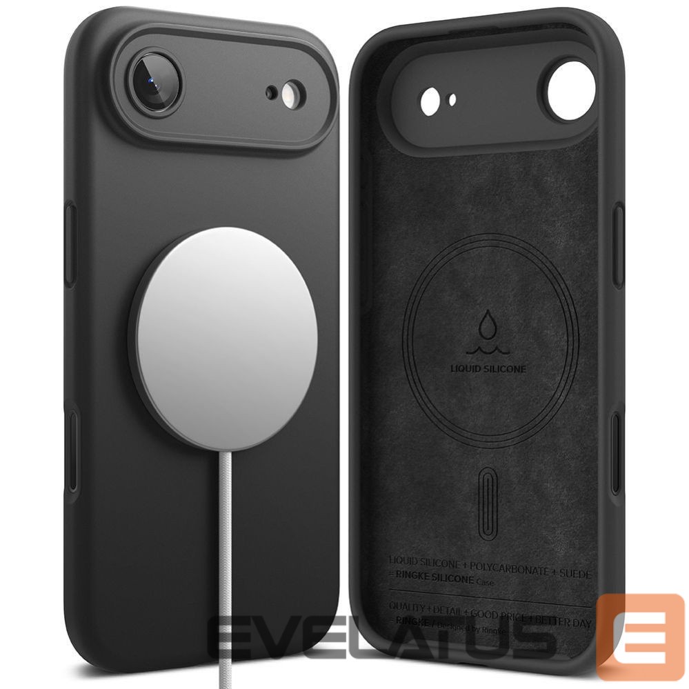 Muud kaubad Ringke Ringke Silicone Magnetic MagSafe Case for iPhone 17 Air - Black