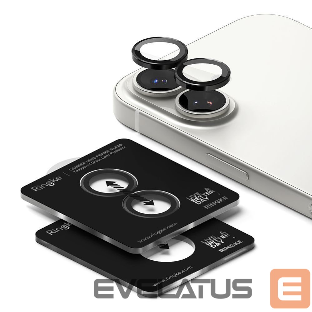 Muud kaubad Ringke Ringke Camera Frame Protector 2-pack for iPhone 17 - Black