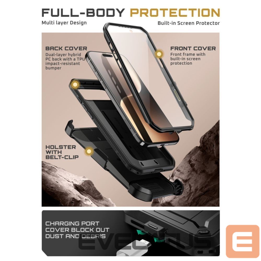 Muud kaubad Supcase Supcase UB Pro Case for iPhone 17 Air - Black