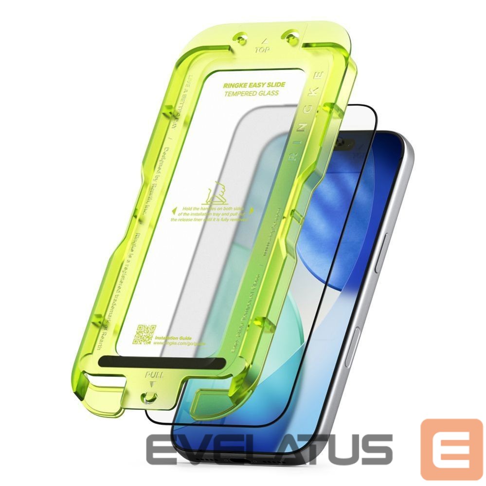 Muud kaubad Ringke Ringke Easy Slide 2-pack tempered glass for iPhone 17 Pro Max - black