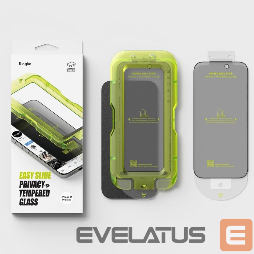 Muud kaubad Ringke Ringke Easy Slide 2-pack Privacy Glass for iPhone 17 Pro Max