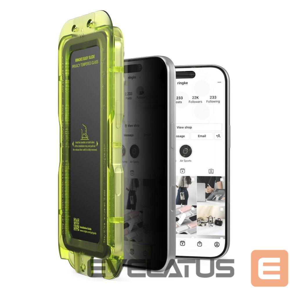 Muud kaubad Ringke Ringke Easy Slide 2-pack Privacy Glass for iPhone 17 Pro Max