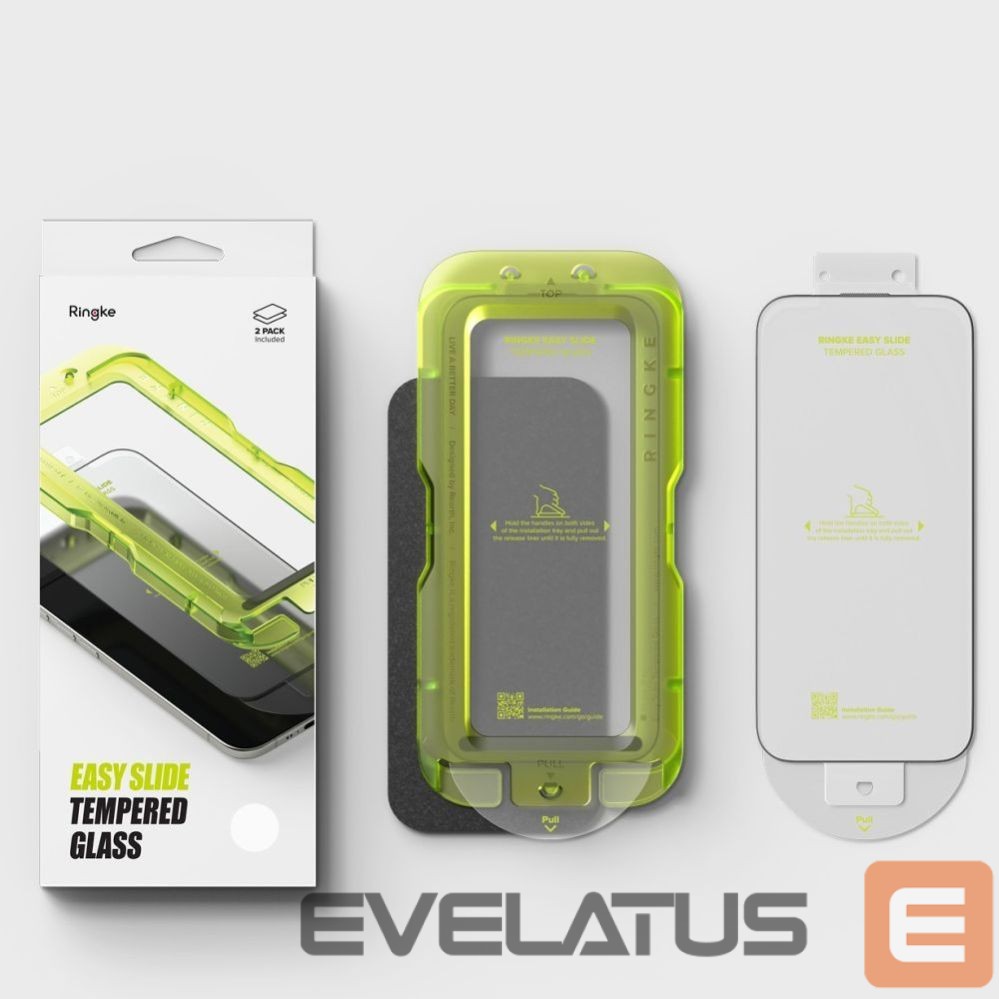 Muud kaubad Ringke Ringke Easy Slide 2-pack tempered glass for iPhone 17 Air - black