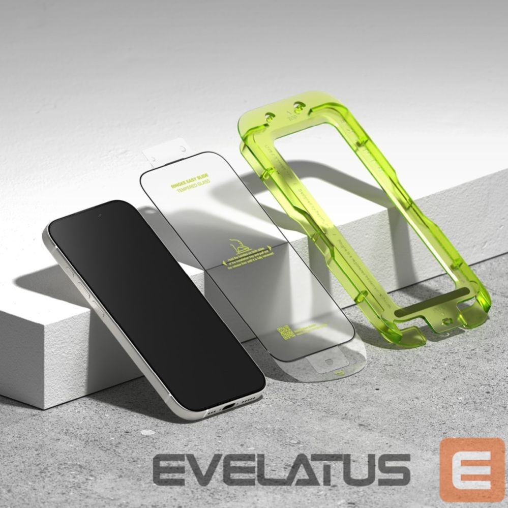 Muud kaubad Ringke Ringke Easy Slide 2-pack tempered glass for iPhone 17 - black