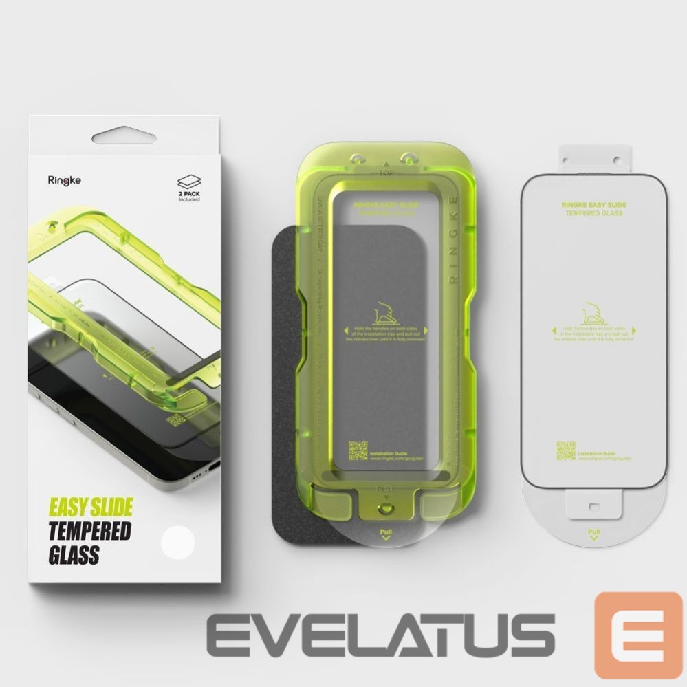 Muud kaubad Ringke Ringke Easy Slide 2-pack tempered glass for iPhone 17 - black